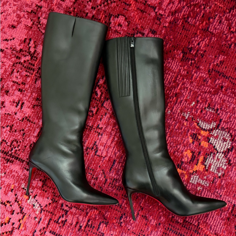 Christian Louboutin Black Heeled Boots